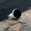 black onyx gemstone ring