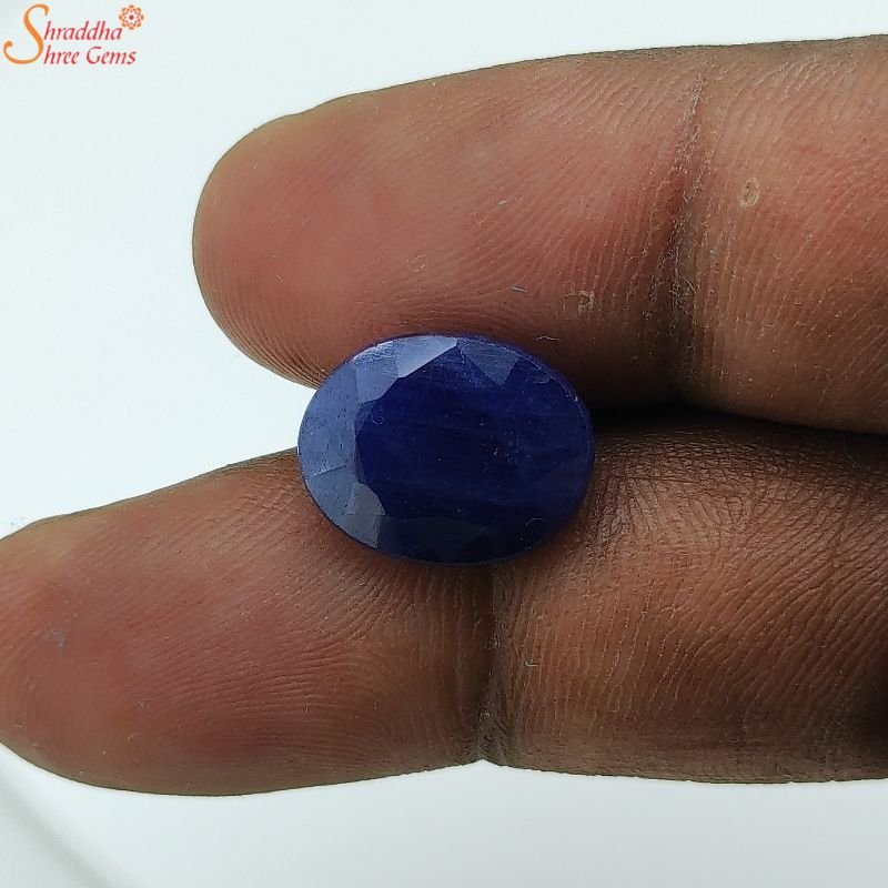 8.99 Carat Blue Sapphire Gemstone, Neelam Stone