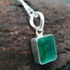 green emerald pendant