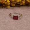 july birthstone ruby ring