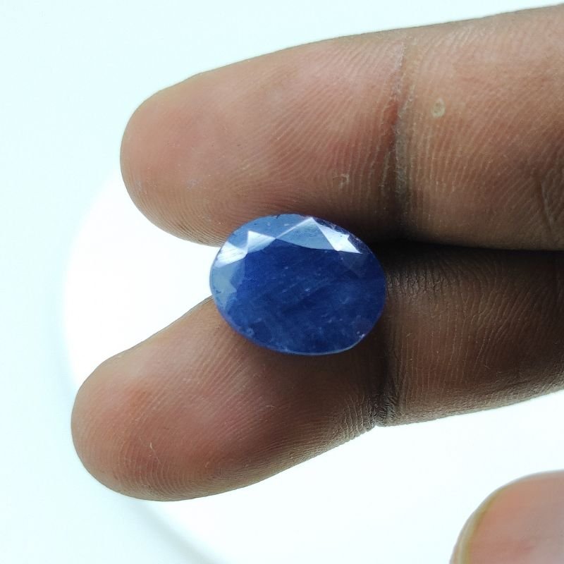 7.27 Carat Blue Sapphire Gemstone, Neelam Stone