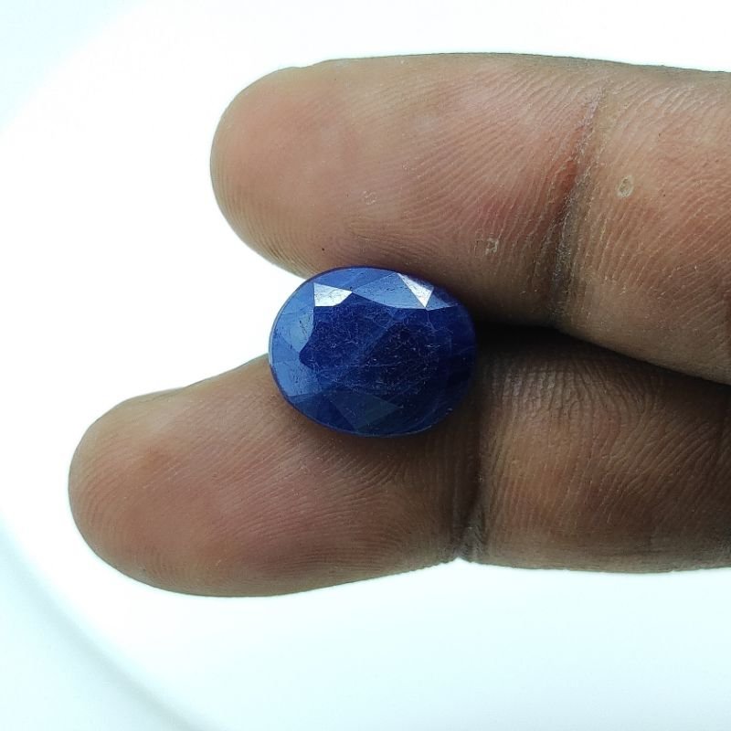 7.28 Carat Blue Sapphire Gemstone, Neelam Stone