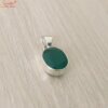 oval green onyx pendant