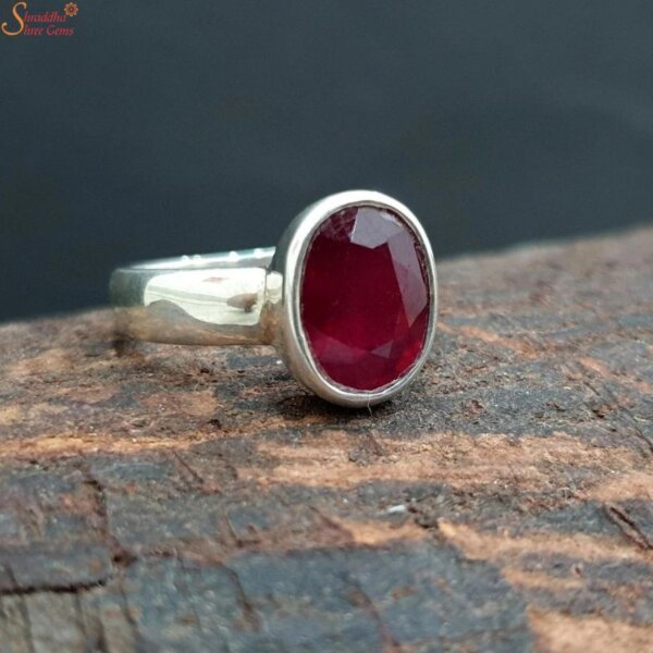 oval ruby ring