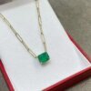emerald gemstone necklace