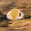 unheated untreated yellow sapphire ring