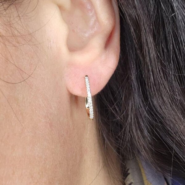 moissanite diamond earrings