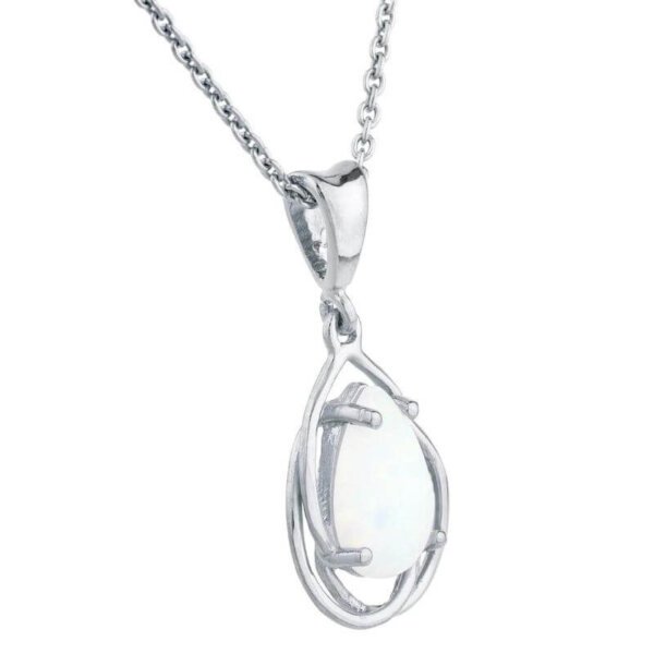 opal gemstone pendant
